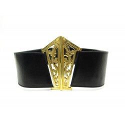 VINTAGE CEINTURE CHANEL CUIR ET DORE