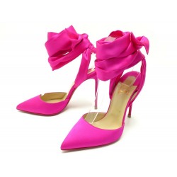 CHAUSSURES CHRISTIAN LOUBOUTIN SATIN ROSE 