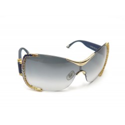 NEUF LUNETTES DE SOLEIL CHOPARD STRASS SCH A65S 300Y METAL ETUI SUNGLASSES 900€