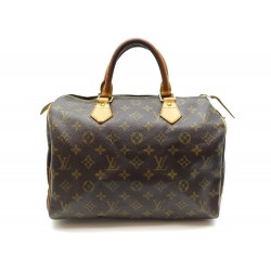 AAM1234 274 Louis Vuitton Speedy 30 Brown Monogram Canvas 