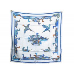 NEUF FOULARD HERMES FETE DU MILLIONIEME CANARD DE LA TOUR D'ARGENT CARRE SCARF