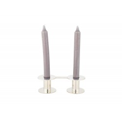 BOUGEOIR HERMES BOUGEOTTE EN ETAIN + SAC POCHON TIN PEWTER CANDLE HOLDER