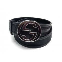 CEINTURE GUCCI MONOGRAM BOUCLE GG 