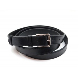 NEUF CEINTURE HERMES ETRIVIERE CUIR NOIR 