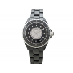 MONTRE CHANEL J12 H1757 39 MM CERAMIQUE NOIRE & DIAMANTS AUTOMATIQUE WATCH 9900€