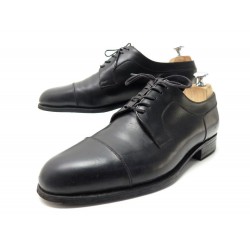 CHAUSSURES JM WESTON DERBY 674 9D 43 BOUT DROIT EN CUIR NOIR LEATHER SHOES 630€