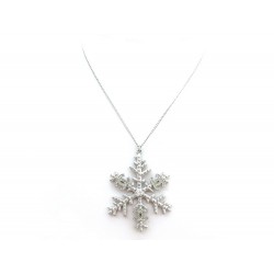 COLLIER CHANEL PENDENTIF FLOCON DE NEIGE 2006 SNOWFLAKE PENDANT NECKLACE 950€