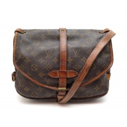 AAM1742 231 Louis Vuitton Saumur 30 Brown Monogram Canvas 