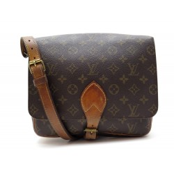 VINTAGE SAC A MAIN LOUIS VUITTON CARTOUCHIERE GM EN TOILE MONOGRAM HANDBAG 1200€