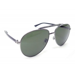 NEUF LUNETTES DE SOLEIL GUCCI AVIATEUR GG0014S EN METAL + ETUI SUNGLASSES 330€