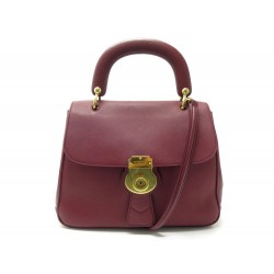 SAC A MAIN BURBERRY CUIR ROUGE 