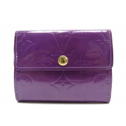 PORTEFEUILLE LOUIS VUITTON CUIR VERNI VIOLET 