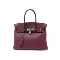  - SAC A MAIN HERMES BIRKIN 30 CM CUIR VACHE FJORD 