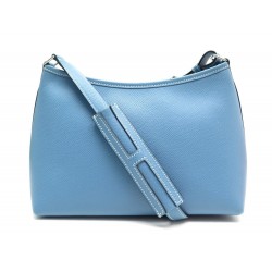 SAC A MAIN HERMES BERLINGOT PM BANDOULIERE EN CUIR BLEU + BOITE HAND BAG 3900€