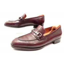 CHAUSSURES JOHN LOBB 6.5E 40.5 SUR MESURE MOCASSINS CUIR EMBAUCHOIR SHOES 4500€