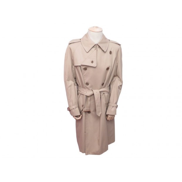 MANTEAU BURBERRYS L 54 56 HOMME IMPERMEABLE EN COTON BEIGE TRENCH COAT 1500€