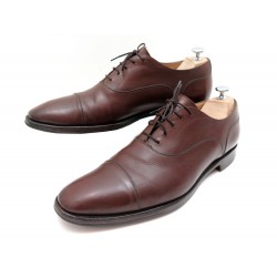 CHAUSSURES CHURCH'S SHELDON 10F 44 LARGE RICHELIEU CUIR MARRON BROWN SHOES 620€