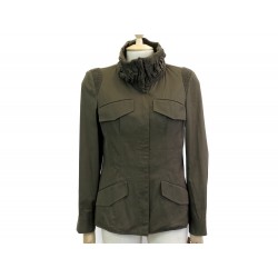 VESTE GUCCI 109242 TAILLE 44 IT 38 FR M EN COTON KAKI GREEN COTTON JACKET 1100€