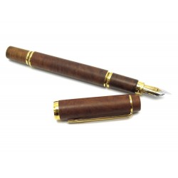 STYLO PLUME WATERMAN IDEAL COLLECTION MAN 100 BOIS DE BRUYERE WOOD FOUNTAIN PEN