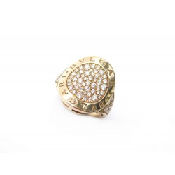 BAGUE BULGARI BULGARI T 51 EN OR ROSE 18K & DIAMANTS 0.95CT DIAMONDS RING 8000€