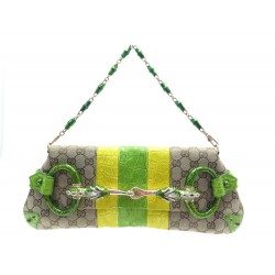 NEUF SAC A MAIN GUCCI HORSBIT DRAGON TOILE GUCCISSIMA CUIR CROCO HAND BAG 1850€