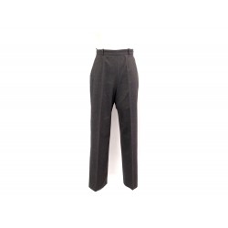 NEUF PANTALON HERMES TAILLE 40 M EN LAINE GRIS NEW GREY WOOL TROUSERS 1400€