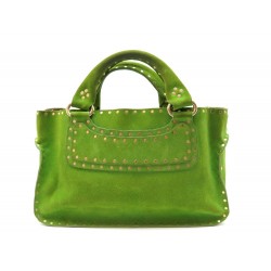 SAC A MAIN CELINE BOOGIE EN DAIM VERT GREEN SUEDE LEATHER HANDBAG 890€