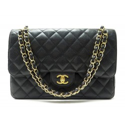 SAC A MAIN CHANEL TIMELESS JUMBO EN CUIR CAVIAR MATELASSE BANDOULIERE BAG 6600€