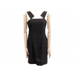 ROBE A BRETELLES CHANEL TAILLE 40 M EN COTON & LIN NOIR COTTON DRESS 3500€