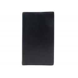 PORTE CARNET REPERTOIRE HERMES CUIR EPSOM NOIR 