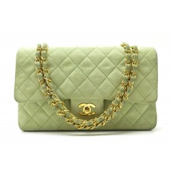 SAC A MAIN CHANEL TIMELESS DAIM VERT 