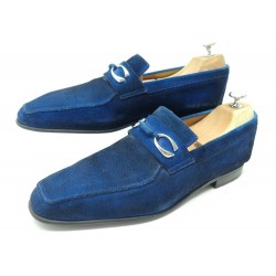  mocassins Corthay Cannes veau velours bleu (vus sur ordinateur)