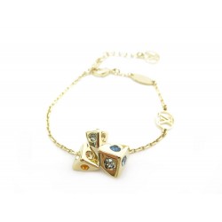 NEUF BRACELET LOUIS VUITTON M68174 EN METAL DORE TRANKEY'S ACCUMULATION 555€