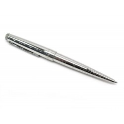 NEUF STYLO A BILLE COLLECTOR MONTRES ROLEX ACIER ARGENTE + BOITE BALLPOINT PEN 