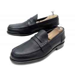 NEUF CHAUSSURES CHURCH'S PEMBLEY 7G 41 MOCASSINS CUIR GRAINE NOIR + BOITE 440€