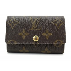 NEUF PORTE CLES LOUIS VUITTON MULTICLES 6 TOILE MONOGRAM M62630 KEYS HOLDER 180€