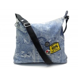 SAC A MAIN CHRISTIAN DIOR DIORELLA DENIM MESSENGER CROSSBODY 