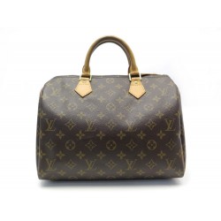 SAC A MAIN LOUIS VUITTON SPEEDY 30 EN TOILE MONOGRAM M41108 CANVAS HANDBAG 910€