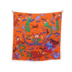 NEUF FOULARD HERMES 70x70 1 2