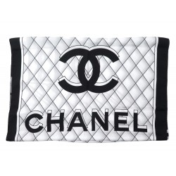 FOULARD CHANEL ETOLE MOTIF MATELASSE EN SOIE 65 X 192 CM SILK SCARF STOLE 1030€