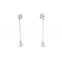 BOUCLES D'OREILLES TIFFANY & CO PENDANTS ZIEGFELD 60013149 PERLE EARRINGS 370€