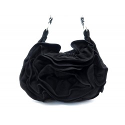 SAC A MAIN YVES SAINT LAURENT NADJA 112937 EN DAIM NOIR SUEDE HAND BAG 695€