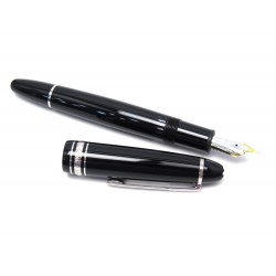 NEUF STYLO PLUME MONTBLANC MEISTERSTUCK LEGRAND PLATINE A PISTON + ECRIN 625€