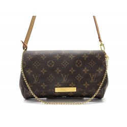 SAC A MAIN LOUIS VUITTON FAVORITE MM BANDOULIERE M40718 EN TOILE MONOGRAM 1280€