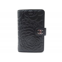 NEUF PORTEFEUILLE CHANEL CAMELIA CUIR 