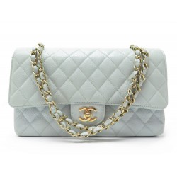 SAC A MAIN CHANEL TIMELESS CUIR CAVIAR BLEU 