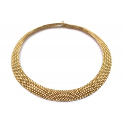 NEUF COLLIER OR JAUNE 18K + DIAMANTS 