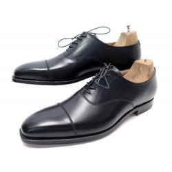 NEUF CHAUSSURES CROCKETT & JONES HALLAM 5057 8.5E 42.5 RICHELIEU CUIR NOIR 535€