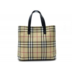 SAC A MAIN BURBERRY TOILE TARTAN 