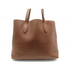 SAC A MAIN BURBERRY REMINGTON LARGE 4060092 EN CUIR GRAINE MARRON HANDBAG 1095€